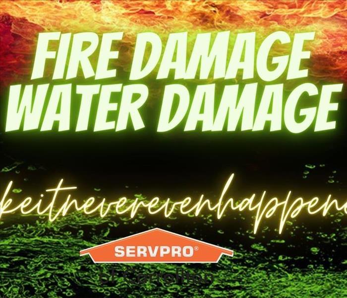 Fire and Water Damage plus logo